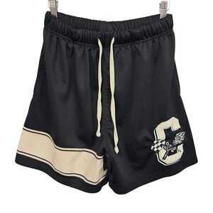 Civil Regime Basketball Mesh Shorts Men S Black Graphic Racing Rose Streetwear